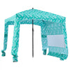VEVOR Beach Cabana, 6 x 6 ft Beach Canopy with Side Wall, UPF 50+ Protection Easy Setup Cabana Tent with Sand Pockets, Large Portable Shade Sun Shelter, Outdoor Umbrella for Whole Family & Friends