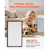 VEVOR Air Purifier Replacement Filter, H13, 2-in-1 Compact & Lightweight Replacement Filter with Non-Woven Fabric, Easy-to-Install Purifier Filter with Activated Carbon, Fit for Square Purifier