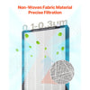 VEVOR Air Purifier Replacement Filter, H13, 2-in-1 Compact & Lightweight Replacement Filter with Non-Woven Fabric, Easy-to-Install Purifier Filter with Activated Carbon, Fit for Square Purifier