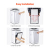 VEVOR Air Purifier Replacement Filter, H13, 2-in-1 Compact & Lightweight Replacement Filter with Non-Woven Fabric, Easy-to-Install Purifier Filter with Activated Carbon, Fit for Square Purifier