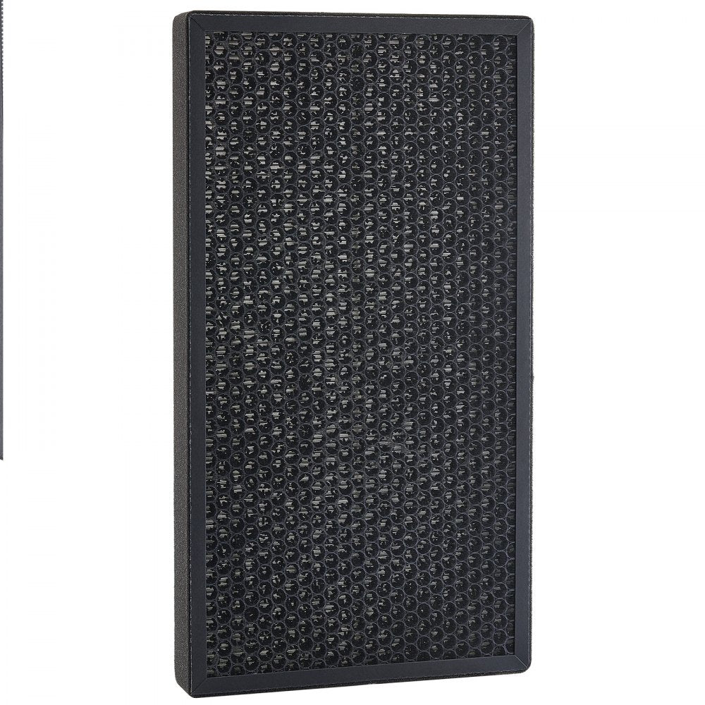 VEVOR Air Purifier Replacement Filter, H13, 2-in-1 Compact & Lightweight Replacement Filter with Non-Woven Fabric, Easy-to-Install Purifier Filter with Activated Carbon, Fit for Square Purifier