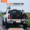 VEVOR Tailgate Bike Pad, 62" Truck Tailgate Pad Carry 6 Mountain Bikes, Tailgate Protection Pad with Reflective Strips and Tool Pockets, Tailgate Pad with Rear Camera Opening for Pickup Trucks