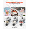 VEVOR Ice Cream Maker, 1.8 Qt. Capacity, 6-Speed Electric Stand Mixer, with LED Digital Display & Timer, Mixing Paddle, Dough Hook, Splash Guard, for Homemade Frozen Yogurt Fruit Sorbet Gelato, Grey