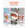 VEVOR Ice Cream Maker, 2.11 Qt. Large Capacity, Electric Automatic Ice-Cream Machine, with Easy Operation & Cleaning, Stainless Steel Shell, for Homemade Frozen Yogurt, Fruit Sorbet, Gelato, Silver