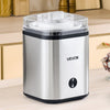VEVOR Ice Cream Maker, 2.11 Qt. Large Capacity, Electric Automatic Ice-Cream Machine, with Easy Operation & Cleaning, Stainless Steel Shell, for Homemade Frozen Yogurt, Fruit Sorbet, Gelato, Silver