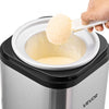 VEVOR Ice Cream Maker, 2.11 Qt. Large Capacity, Electric Automatic Ice-Cream Machine, with Easy Operation & Cleaning, Stainless Steel Shell, for Homemade Frozen Yogurt, Fruit Sorbet, Gelato, Silver