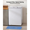 VEVOR Chest Freezer, 3.3 Cu.ft Compact Deep Freezer, Free Standing Top Open Door Chest Freezers with 2 Removable Baskets & Adjustable Thermostat - Energy Saving, Low Noise & Garage Ready, White