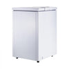 VEVOR Chest Freezer, 3.3 Cu.ft Compact Deep Freezer, Free Standing Top Open Door Chest Freezers with 2 Removable Baskets & Adjustable Thermostat - Energy Saving, Low Noise & Garage Ready, White