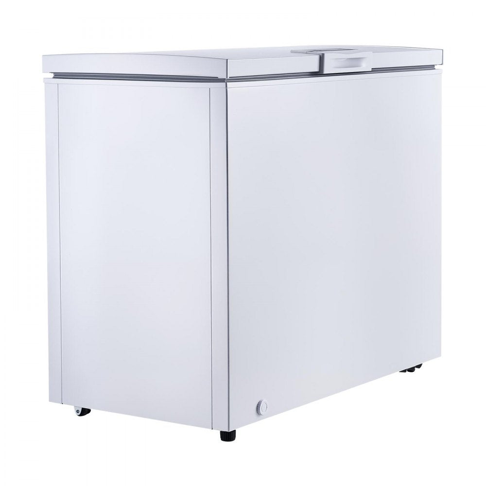 VEVOR Chest Freezer, 6.7 Cu.ft Compact Deep Freezer, Free Standing Top Open Door Chest Freezers with 2 Removable Baskets & Adjustable Thermostat - Energy Saving, Low Noise & Garage Ready, White