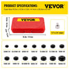 VEVOR Oil Filter Socket Set, 14 Pcs Oil Filter Wrench Set, Sturdy Steel Oil Filter Socket, 3/8\" Oil Filter Socket, Low Profile Oil Filter Socket Set For Easy Access, Oil Filter Wrench Cap Set with Ca
