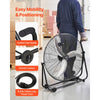 VEVOR Industrial Shop Fan, 30 Inch Floor Drum Fan, High Velocity 12000 CFM, Heavy Duty Aluminum Blades, 3 Speeds, 360 Degree Tilt, Ideal for Commercial, Garage, Warehouse, Basement, Workshop, Black