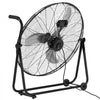 VEVOR Industrial Shop Fan, 30 Inch Floor Drum Fan, High Velocity 12000 CFM, Heavy Duty Aluminum Blades, 3 Speeds, 360 Degree Tilt, Ideal for Commercial, Garage, Warehouse, Basement, Workshop, Black
