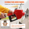 VEVOR Automatic Fuel Nozzle, 3/4" NPT Inlet Thread & 15/16" Spout, 16 GPM Max Flow Rate, Auto Shut Off, Aluminum & PVC Gas Pump Handle with 360° Swivel for Gasoline Diesel Kerosene Biodiesel Refilling