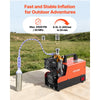 VEVOR PCP Air Compressor 4500PSI PCP Airgun Compressor & External Converter, Manual Stop 250W DC12V/AC120V Portable Paintball Tank Compressors for Air Rifle, Scuba Diving Bottle