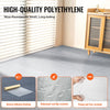 VEVOR Carpet Protection Film, 24" x 200' Floor and Surface Shield with Self Adhesive Backing & Easy Installation, Polyethylene Adhesive Car Mat Protector Roll for Construction & Renovation