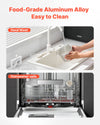 VEVOR Automatic Ice Cream Maker with Built-in Compressor, 1.5 Quart No Pre-freezing Gelato Maker, Electric Sorbet-Maker, 3 Modes Compressor Ice Cream Machine for Home Kitchen