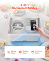 VEVOR Automatic Ice Cream Maker with Built-in Compressor, 2 Quart No Pre-freezing Gelato Maker, Electric Sorbet-Maker, 3 Modes Compressor Ice Cream Machine for Home Kitchen
