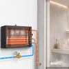 VEVOR Steam Generator, 11 kW Home Steam Shower System with Preheat Mode, For Bathrooms, Sauna Rooms, Spa, Direct Water Connection, Touch Control, Auto Fill & Drain, 77-131°F, 24H Timer, 247-388 ft³