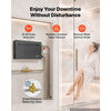 VEVOR Steam Generator, 6 kW Home Steam Shower System with Preheat Mode, For Small Bathrooms & Sauna Rooms, Direct Water Connection, Touch Control, Auto Fill & Drain, 77-131°F, 24H Timer, 141-212ft³
