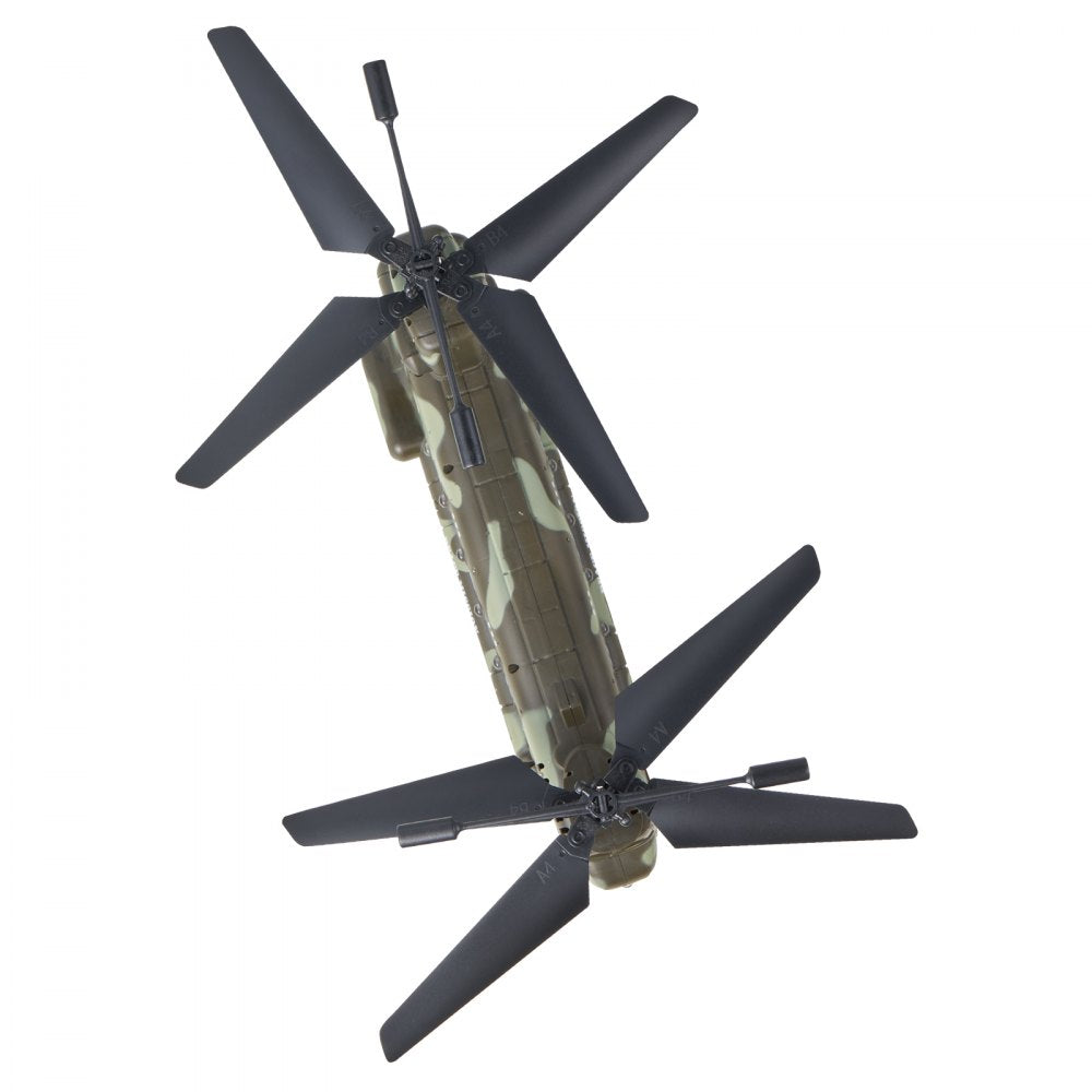 VEVOR RC Helicopter, 2.4GHz Military Remote Control Helicopter, 3.5 Channel RC Airplane for Kid, 20 Mins Flight Time, One-Key Takeoff/Landing & LED Lights, Flying Plane Toys for Kids Ages 8 and up