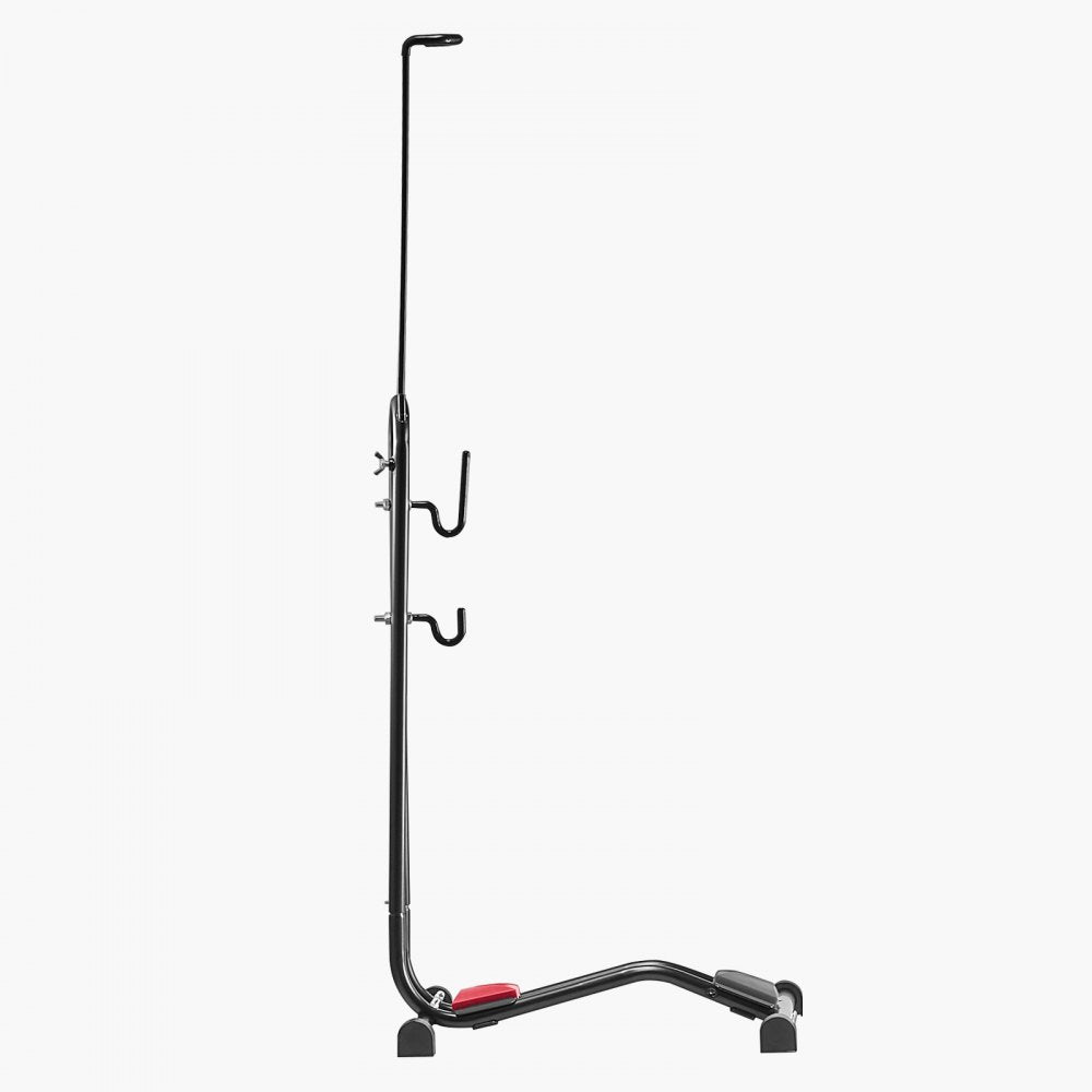 VEVOR Bike Rack, Upright Bike Stand Floor for 16 to 27.5 Inch Mountain & Road Bikes, Vertical & Horizontal Bicycle Stand for Secure Parking and Storage in Garage, Truck Bed, Indoor, Outdoor, Black