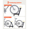 VEVOR Bike Rack, Fits 20 to 29 Inch Mountain & Road Bikes, Alloy Steel Rust-Resistant Bike Floor Stand Rack, Foldable Bicycle Stand for Entryway, Garage, Home Bikes Parking & Storage, 1 Pack, Black