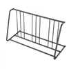 VEVOR Bike Rack, Fits Tire Width 3 Inch/76.2 mm, Carbon Steel Double-Sided Grid Bike Rack Stand, Freestanding Bicycle Storage Holder for Curbside, Garage, Indoor, Outdoor Parking, 6-Bicycle Capacity