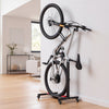 VEVOR Bike Stand, Freestanding Vertical & Horizontal Bike Storage Rack, with Lockable Casters, Height Adjustable Carbon Steel Upright Garage Bicycle Floor Stand, for 20-29 in Wheel Diameters, Black