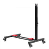 VEVOR Bike Stand, Freestanding Vertical & Horizontal Bike Storage Rack, with Lockable Casters, Height Adjustable Carbon Steel Upright Garage Bicycle Floor Stand, for 20-29 in Wheel Diameters, Black