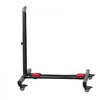 VEVOR Bike Stand, Freestanding Vertical & Horizontal Bike Storage Rack, with Lockable Casters, Height Adjustable Carbon Steel Upright Garage Bicycle Floor Stand, for 20-29 in Wheel Diameters, Black