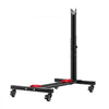 VEVOR Bike Stand, Freestanding Vertical & Horizontal Bike Storage Rack, with Lockable Casters, Height Adjustable Carbon Steel Upright Garage Bicycle Floor Stand, for 20-29 in Wheel Diameters, Black