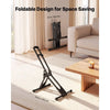 VEVOR Bike Stand, Foldable Freestanding Bike Storage Rack, Carbon Steel Garage Bicycle Floor Stand, Fits 20-29 in Wheel Diameters, Drill-Free Installation, Ideal for Garage, Apartment, Home, Black