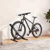 VEVOR Bike Stand, Foldable Freestanding Bike Storage Rack, Carbon Steel Garage Bicycle Floor Stand, Fits 20-29 in Wheel Diameters, Drill-Free Installation, Ideal for Garage, Apartment, Home, Black