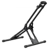 VEVOR Bike Stand, Foldable Freestanding Bike Storage Rack, Carbon Steel Garage Bicycle Floor Stand, Fits 20-29 in Wheel Diameters, Drill-Free Installation, Ideal for Garage, Apartment, Home, Black