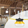 VEVOR 100FT Construction String Lights, 100W 10000LM, 10PCs String Work Light, 5000K, IP65 Waterproof, with Hanging Hooks, for Construction Site, Temporary Lighting Indoor & Outdoor, ETL Listed