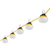 VEVOR 100FT Construction String Lights, 100W 10000LM, 10PCs String Work Light, 5000K, IP65 Waterproof, with Hanging Hooks, for Construction Site, Temporary Lighting Indoor & Outdoor, ETL Listed
