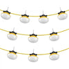 VEVOR 100FT Construction String Lights, 100W 10000LM, 10PCs String Work Light, 5000K, IP65 Waterproof, with Hanging Hooks, for Construction Site, Temporary Lighting Indoor & Outdoor, ETL Listed