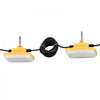 VEVOR 100FT Construction String Lights, 150W 15000LM, 10PCs String Work Light, 5000-5500K, IP65 Waterproof, with Hanging Hooks, for Construction Site, Temporary Lighting Indoor & Outdoor, ETL Listed