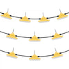VEVOR 100FT Construction String Lights, 150W 15000LM, 10PCs String Work Light, 5000-5500K, IP65 Waterproof, with Hanging Hooks, for Construction Site, Temporary Lighting Indoor & Outdoor, ETL Listed