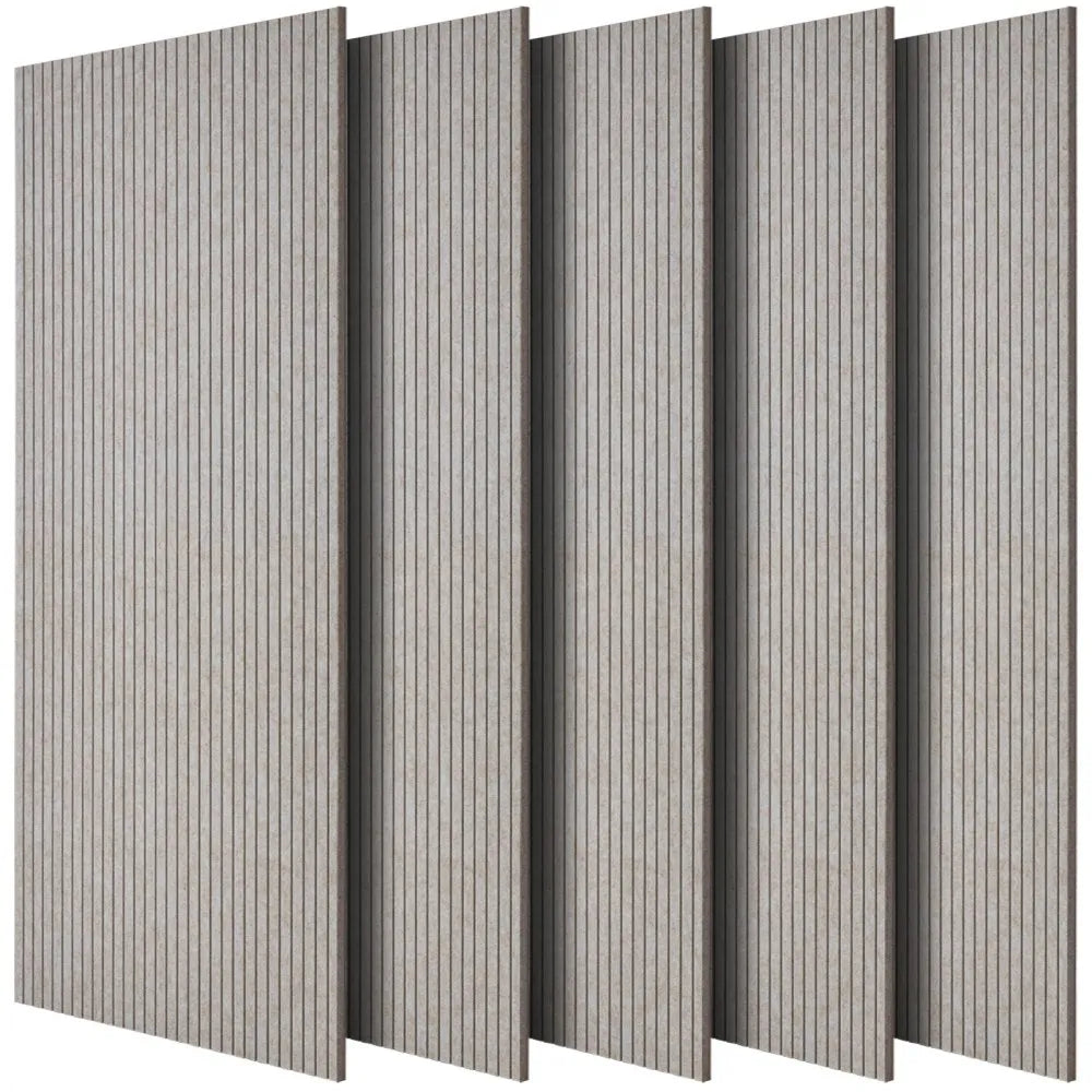 VEVOR 5PCS Acoustic Panels with Self Adhesive, 47.2 x 23.6 inch Sound Proof Foam Panels, Polyester Fiber Soundproof Wall Panels High Density, for Home, Studio, Office, Theater, Camel
