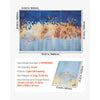 VEVOR 6 Pack Art Acoustic Panels, 70.87 x 47.24 x 0.4 inch Soundproof Wall Tiles, Self Adhesive Decorative Sound Dampening Absorbing Boards for Home, Office, Studio, Gaming Room,Theater, Pastel