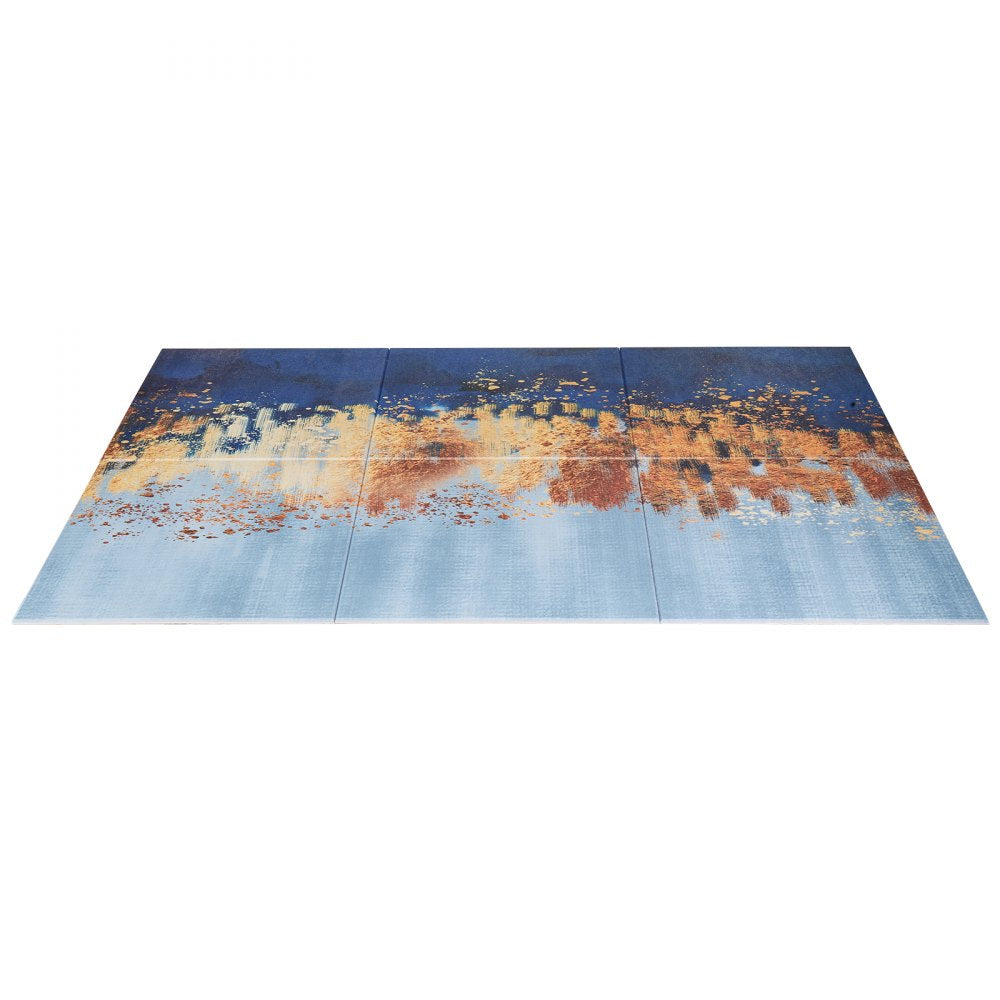 VEVOR 6 Pack Art Acoustic Panels, 70.87 x 47.24 x 0.4 inch Soundproof Wall Tiles, Self Adhesive Decorative Sound Dampening Absorbing Boards for Home, Office, Studio, Gaming Room,Theater, Pastel