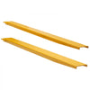 VEVOR Pallet Fork Extensions, 84" Length 5.5" Width, Heavy Duty Carbon Steel Fork Extensions for Forklifts, 1 Pair Forklift Extensions, Industrial Forklift Fork Attachments for Forklift Truck, Yellow