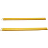 VEVOR Pallet Fork Extensions, 84" Length 4.5" Width, Heavy Duty Carbon Steel Fork Extensions for Forklifts, 1 Pair Forklift Extensions, Industrial Forklift Fork Attachments for Forklift Truck, Yellow