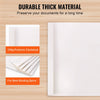 VEVOR Thermal Binding Covers, 10 Pack Thermal Presentation Covers 5/16 inch Spine Holds 2-240 Sheets, PVC Transparent Front Cover and White Back Cover, Letter Size