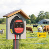 VEVOR Electric Fence Charger, 10kV 1J, AC DC Electric Fence Energizer with LED Indicator, 1.86 Miles Range, Powerful Plug-in Fences Charger, Prevents Wild Animals Intrusion for Livestock Poultry