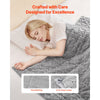 VEVOR Weighted Blanket, 20 lbs, 60 x 80 in Queen Size, Sherpa Fleece Heavy Blanket with Glass Beads, Soft Warm Cozy Fluffy Touch, for 200-250 lbs Adults, Anxiety Stress Relief, Improve Sleep, Grey
