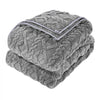 VEVOR Weighted Blanket, 20 lbs, 60 x 80 in Queen Size, Sherpa Fleece Heavy Blanket with Glass Beads, Soft Warm Cozy Fluffy Touch, for 200-250 lbs Adults, Anxiety Stress Relief, Improve Sleep, Grey