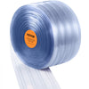 VEVOR Strip Curtain, 75' Length, 8" Width, 0.08" Thickness, Clear Ribbed Plastic Door Strips, PVC Curtain Strip Door Bulk Roll for Warehouses, Factories, Supermarkets, Shopping Malls, Halls, Garages