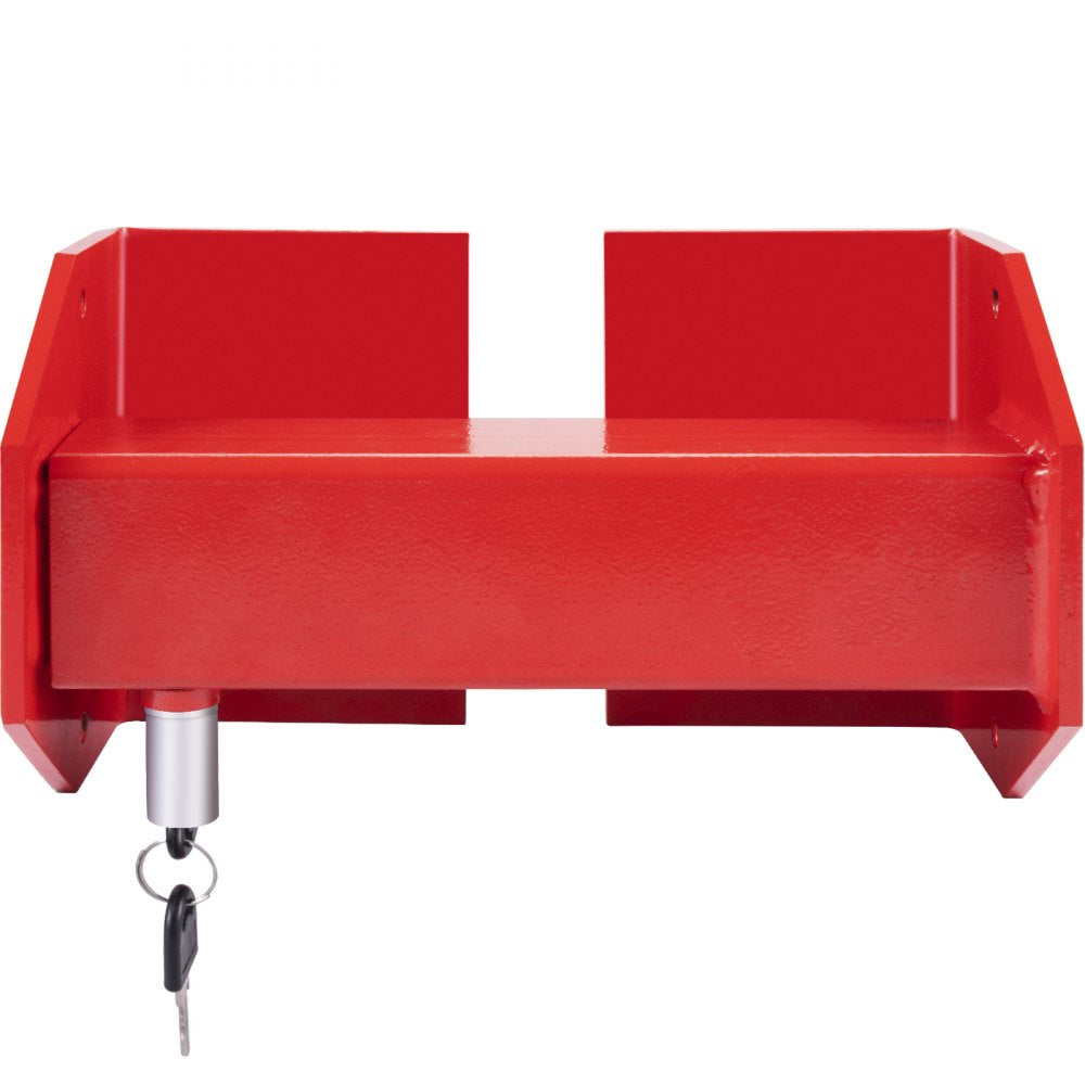 VEVOR Cargo Container Lock 9.84\"-17.32\" Locking Distance Semi Truck Door Locks with 2 Keys Shipping Container Accessories Red Powder-Coated with Spring Lock for Fixed Container(Large Size)